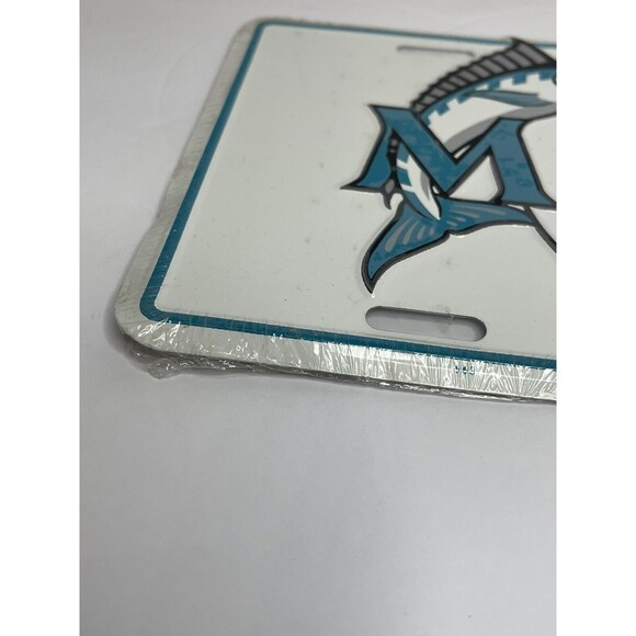Florida Marlins Vintage Inaugural Season License Plate MLB Baseball SEALED NEW - Picture 2 of 5